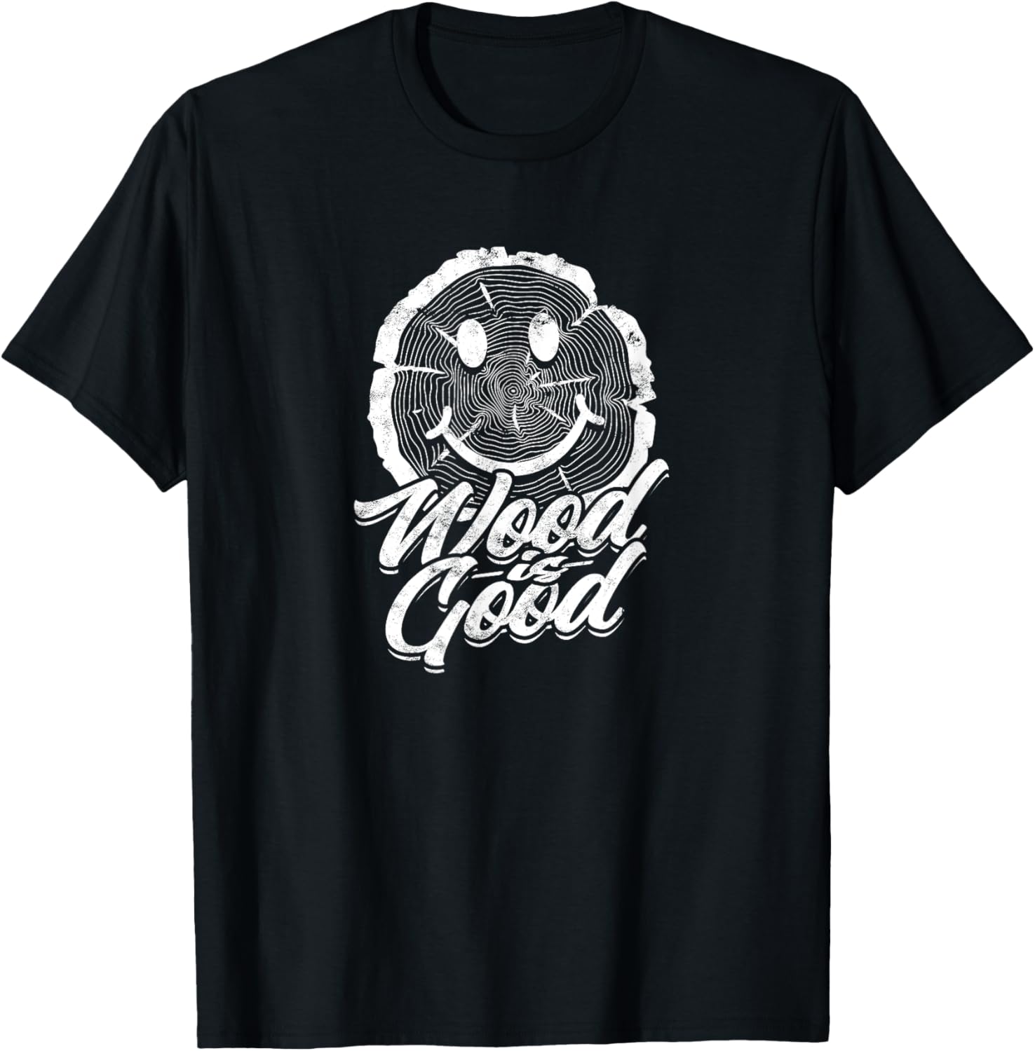 Wood is Good - Woodcraft T-Shirt - T-Shirt | Black