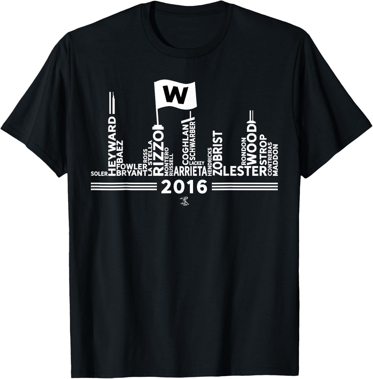2019 Anthony Rizzo Skyline - Apparel T-Shirt - T-Shirt | Black