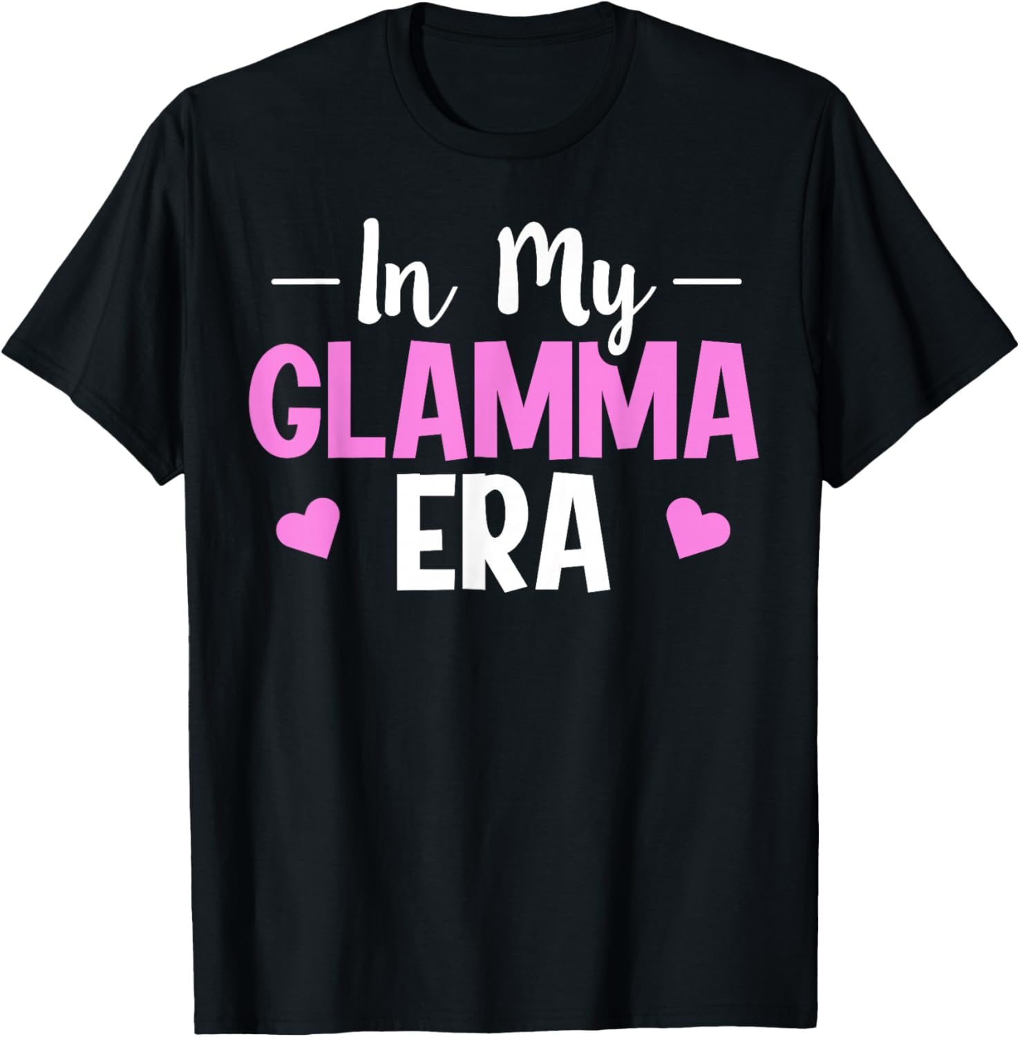 In My Glamma Era Grandparent T-Shirt - T-Shirt | Black