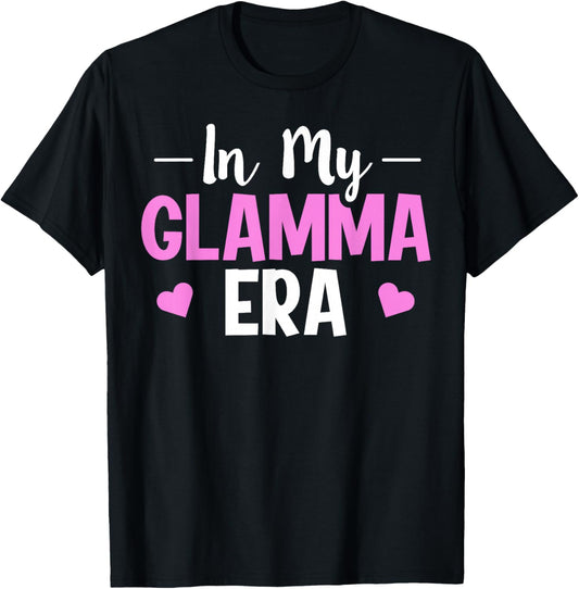 In My Glamma Era Grandparent T-Shirt - T-Shirt | Black