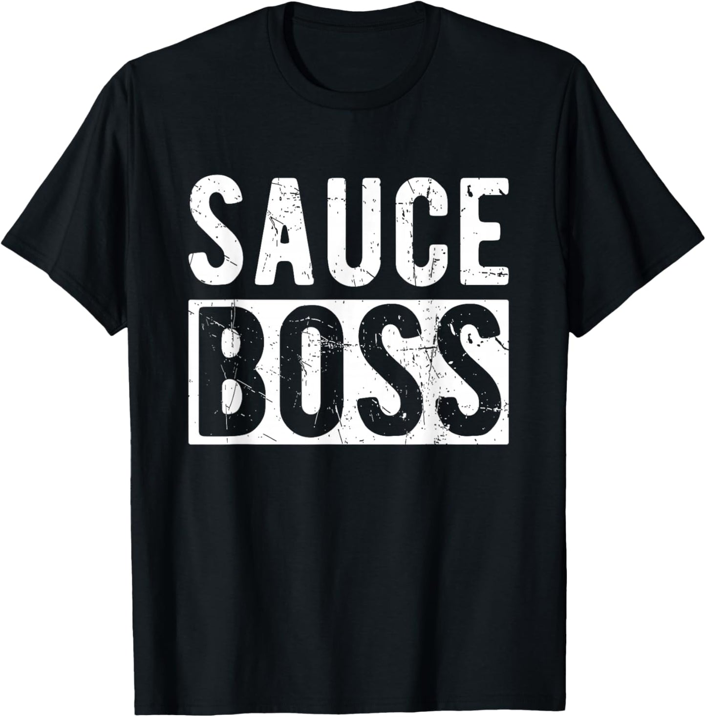 Sauce BOSS Culinary Sauce Enthusiast Restaurant Chef Boss T-Shirt - T-Shirt | Black
