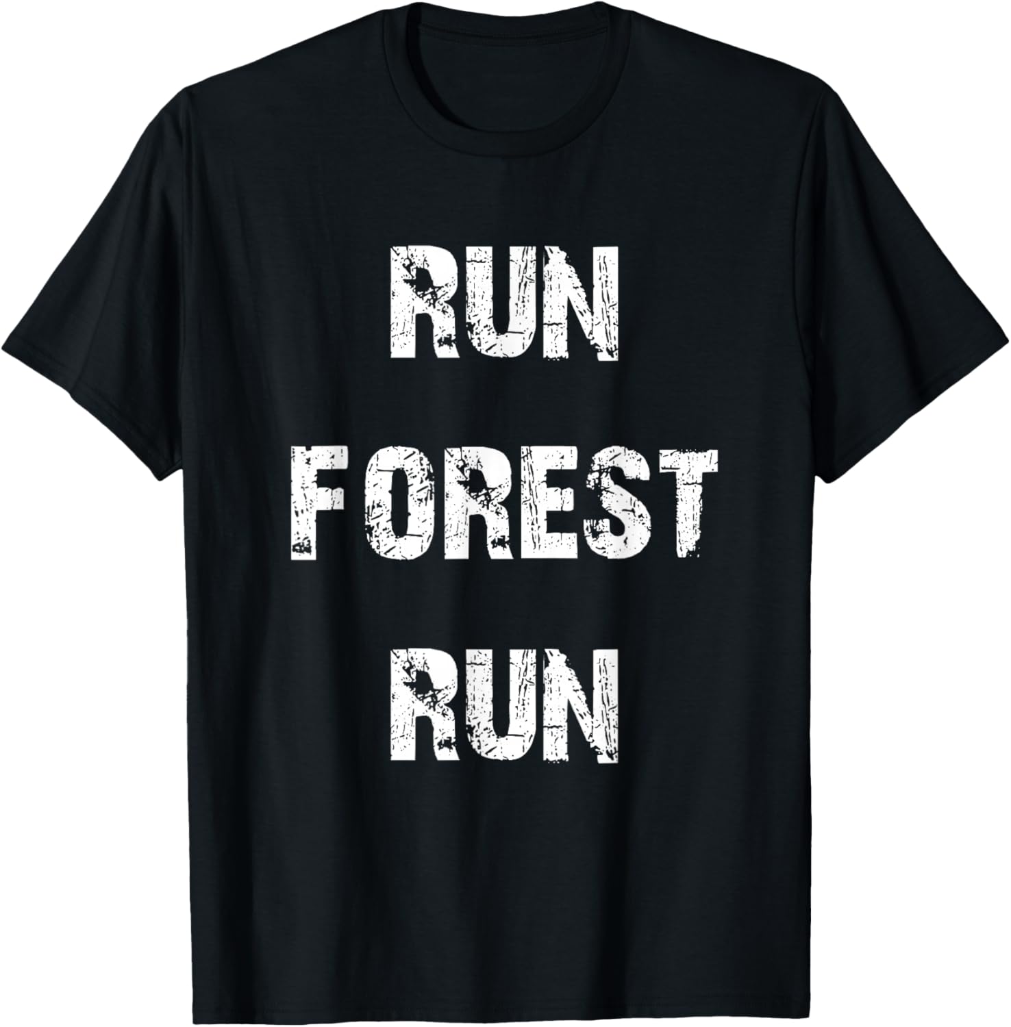 Run Forest Run T-Shirt - T-Shirt | Black