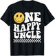 One Happy Dude Uncle] 1st Birthday Family Matching T-Shirt - T-Shirt | Black