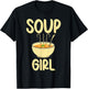 Soup Lover Soup Girl T-Shirt - T-Shirt | Black