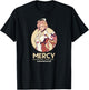 Overwatch 2 Mercy Patching You Up Nurse Icon Circle T-Shirt - T-Shirt | Black