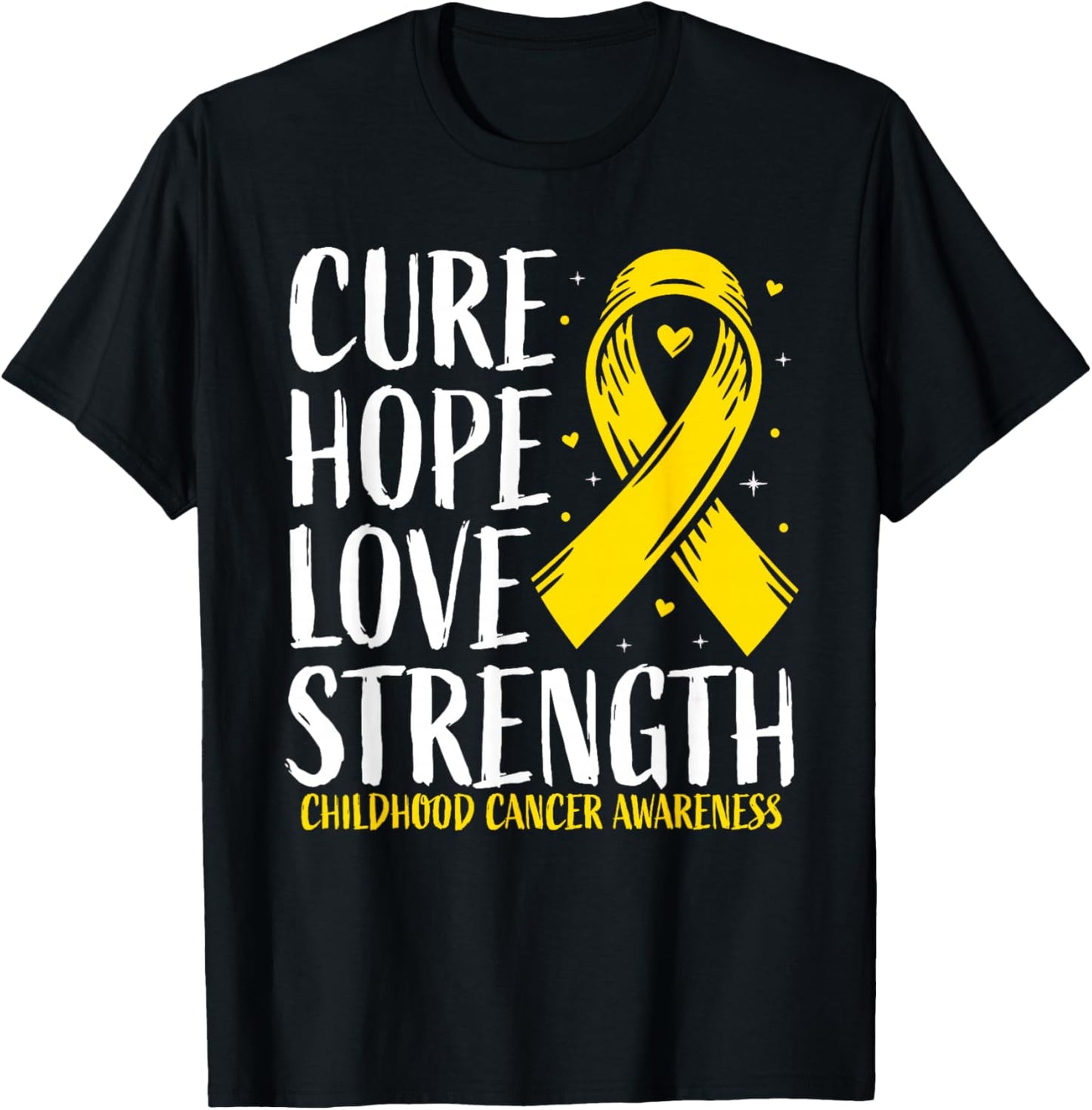 Childhood Cancer Awareness Shirt 2024 Childhood Cancer T-Shirt - T-Shirt | Black