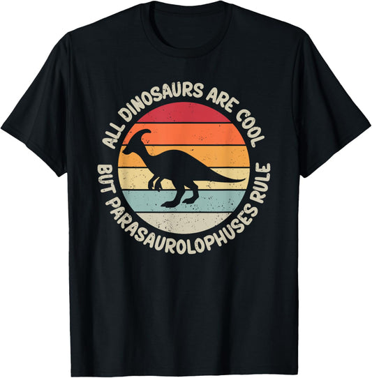 Parasaurolophuses Dinosaurs Parasaurolophus T-Shirt - T-Shirt | Black