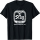 Stag Vintage Style - Pale Logo T-Shirt - T-Shirt | Black