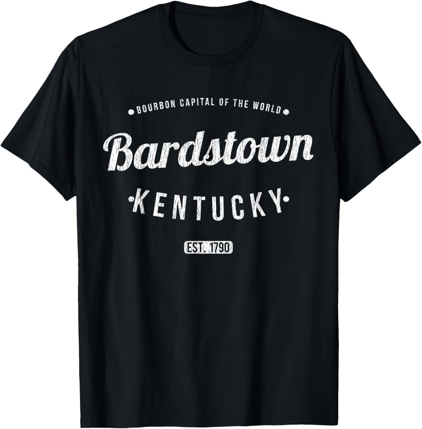 Bardstown Kentucky Retro Vintage Souvenir KY Bardstown T-Shirt - T-Shirt | Black