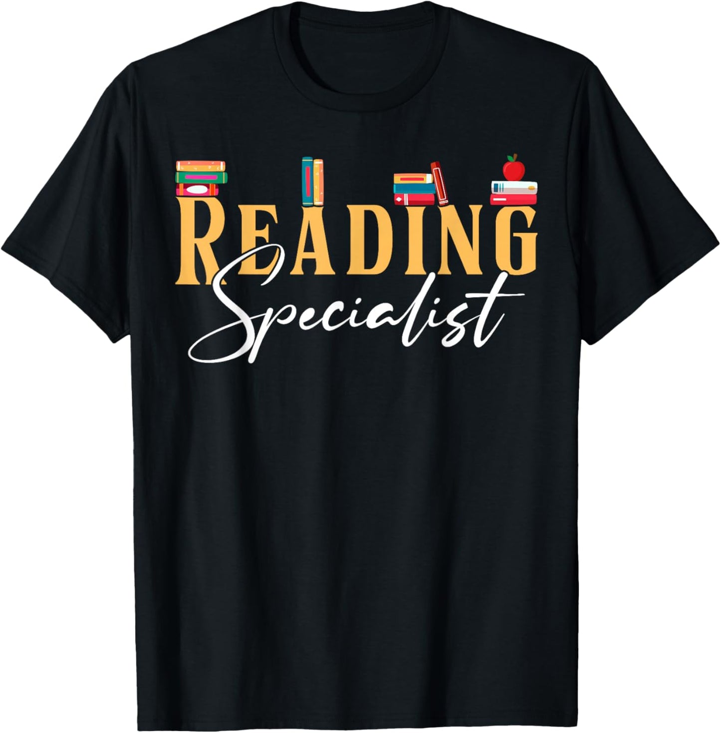 Reading Specialist Appreciation T-Shirt - T-Shirt | Black