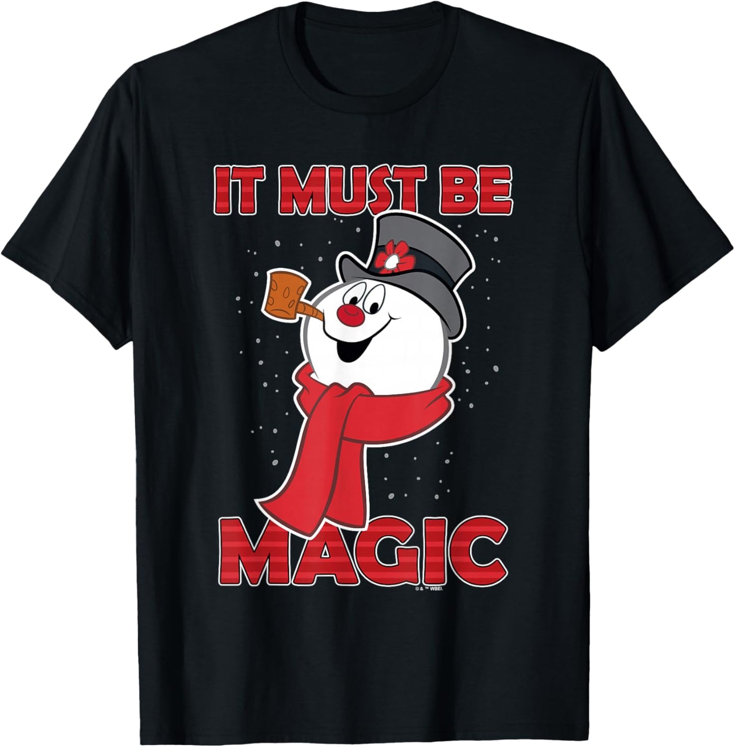 Frosty the Snowman It Must Be Magic T-Shirt - T-Shirt | Black