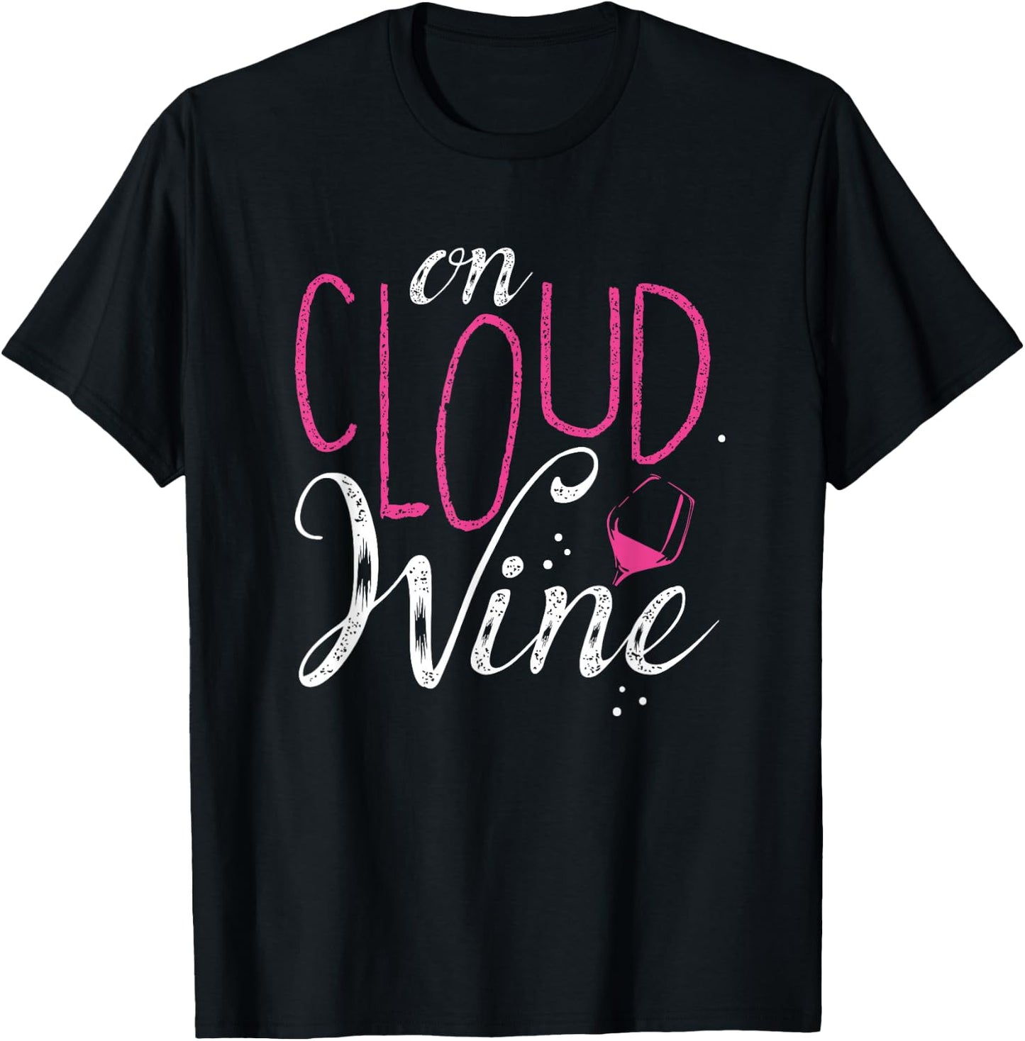 On Cloud Wine--Wine Apparel T-Shirt - T-Shirt | Black
