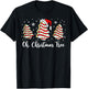 Groovy Oh Christmas Tree Cakes Debbie Becky Jen Cake Lovers T-Shirt - T-Shirt | Black
