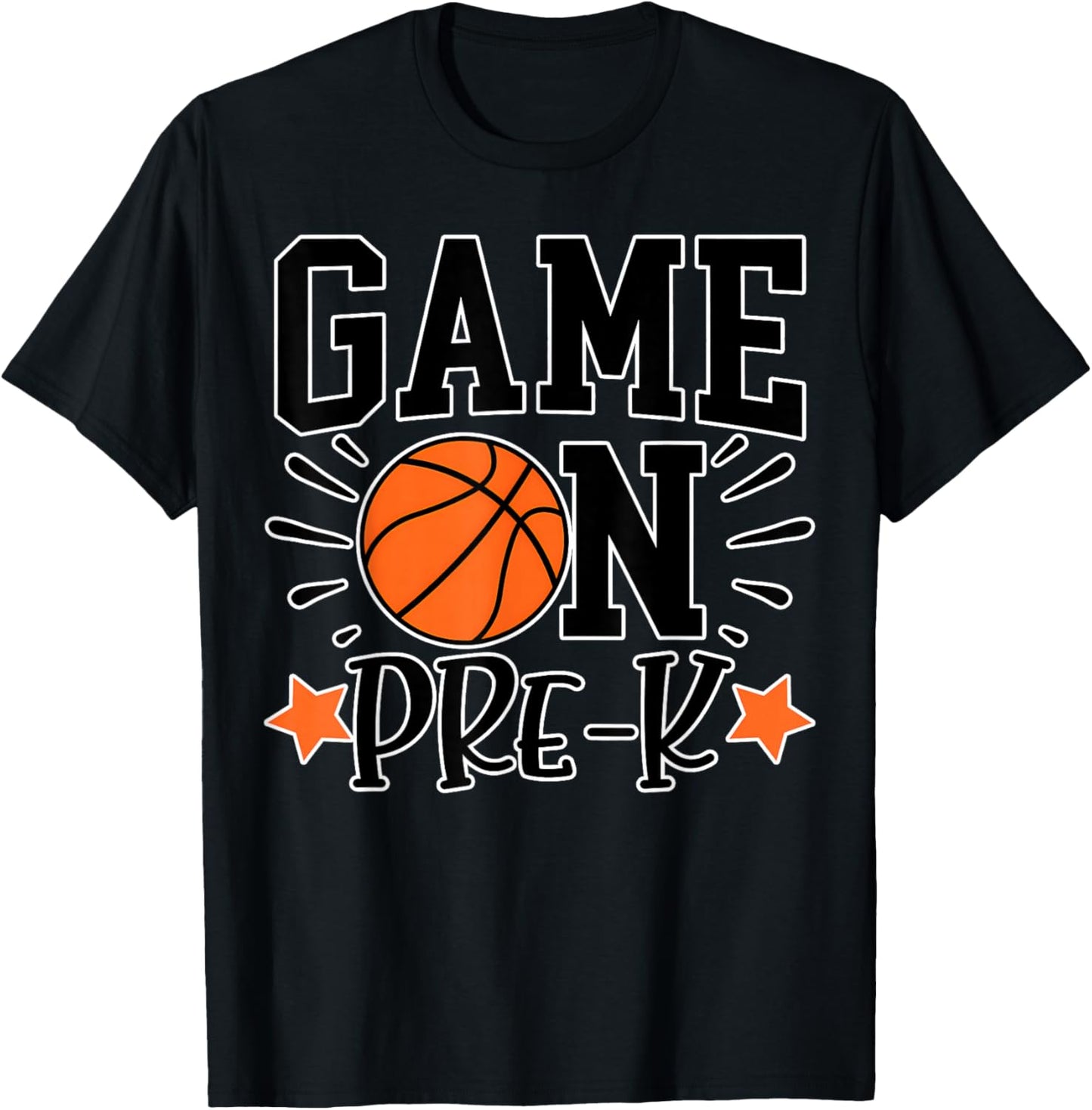 Funny Game On Pre-K Kids Basketball Preschool Sports T-Shirt - T-Shirt | Black