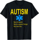 Autism For Kids Medical Alert T-Shirt - T-Shirt | Black