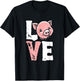 Pig Farm - Animal Piglet Farming Farmer Love Pig T-Shirt - T-Shirt | Black