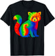 Tie-Dye Red Panda T-Shirt - T-Shirt | Black