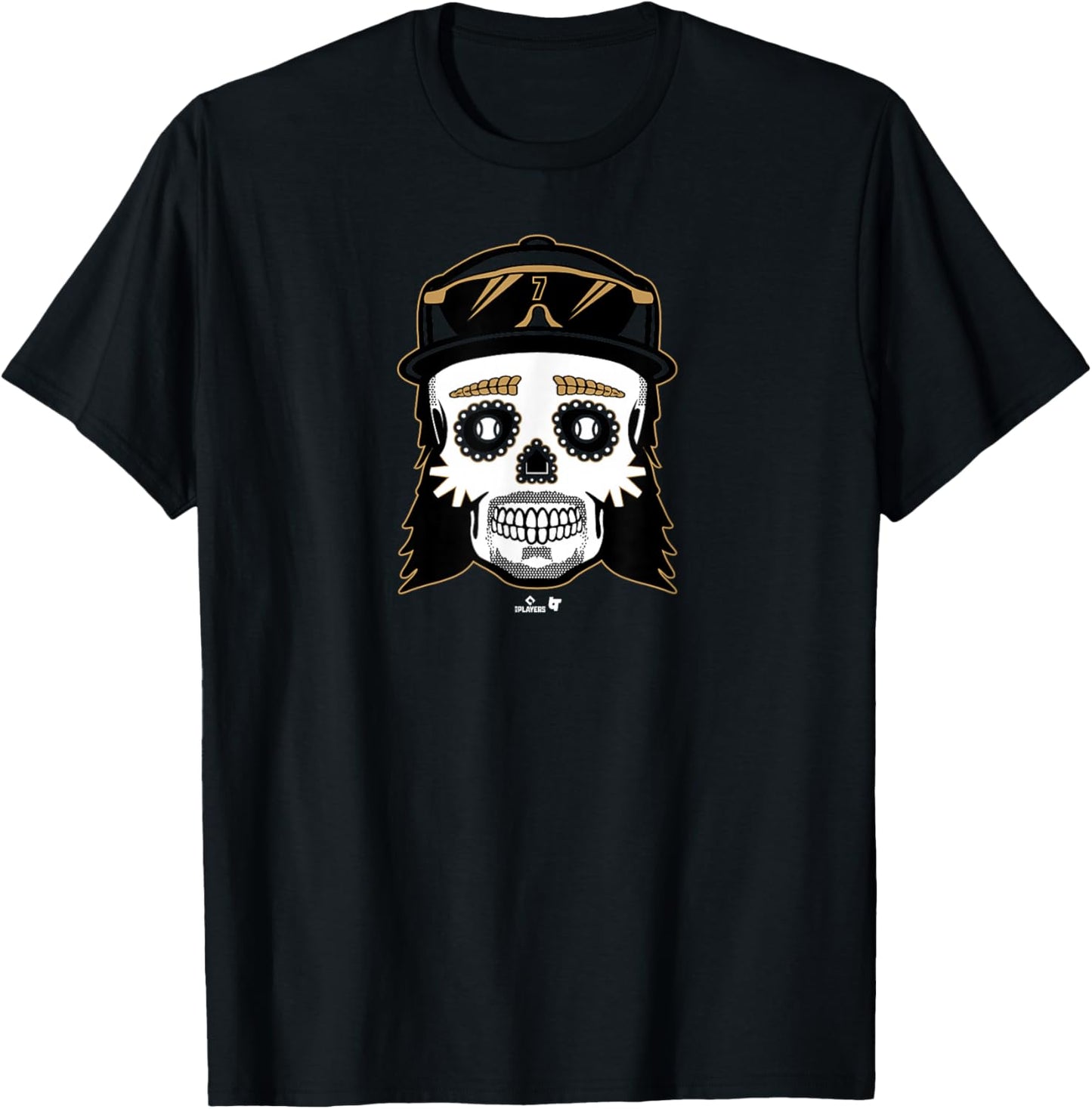 Corbin Carroll - Sugar Skull - Arizona Baseball T-Shirt - T-Shirt | Black