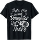 That's My Granddaughter Out There Volleyball Grandma Grandpa T-Shirt - T-Shirt | Black