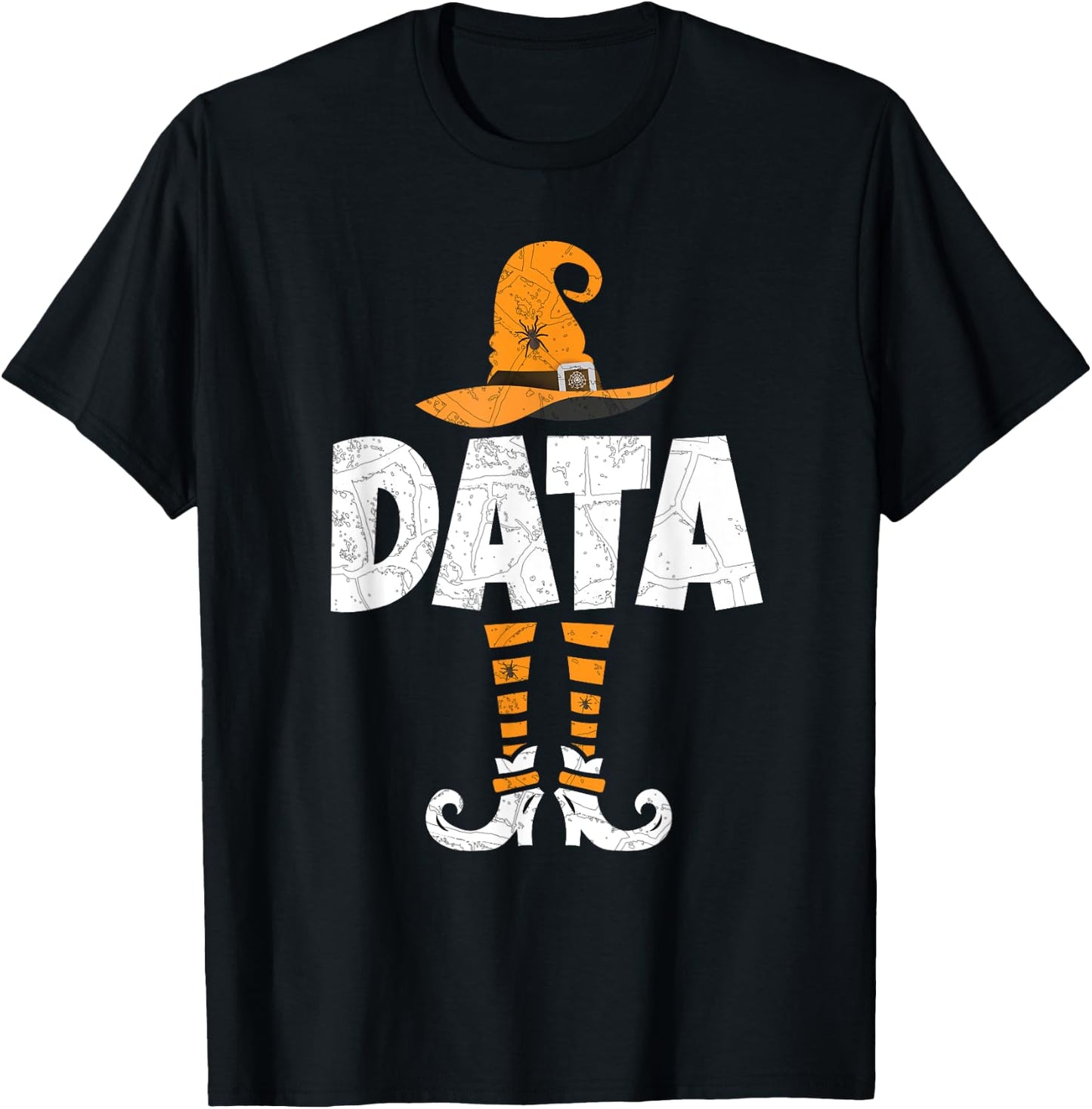 Data Analyst Statistics Scientist Halloween Themed T-Shirt - T-Shirt | Black