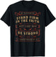 1 Corinthians 16:13 Act Like Men Bible Verse Christian T-Shirt - T-Shirt | Black