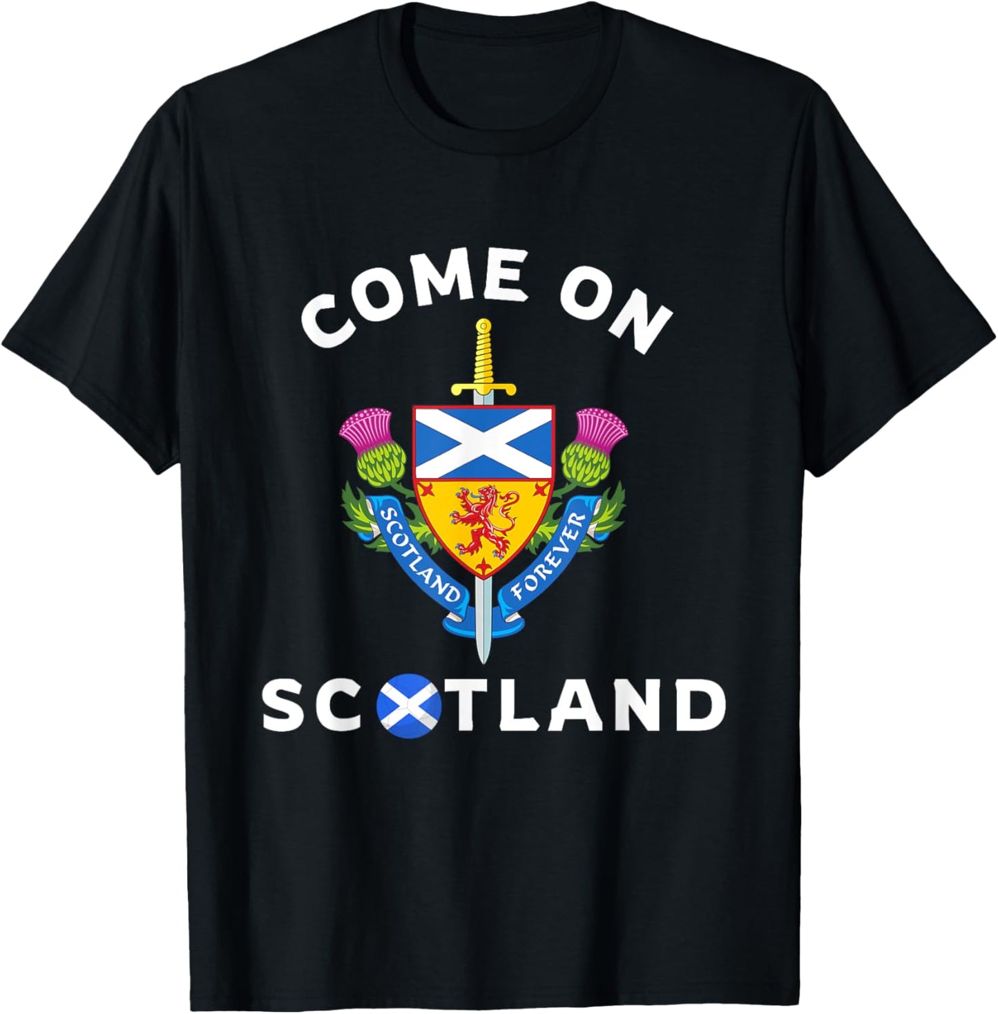 Scottish Pride - Come on Scotland - Yes Sir I can Boogie T-Shirt - T-Shirt | Black