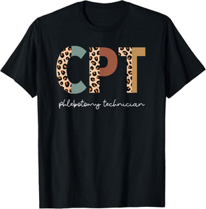 Certified Phlebotomy Technician Phlebotomy Tech Appreciation T-Shirt - T-Shirt | Black