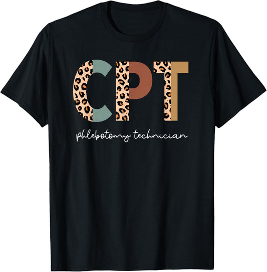Certified Phlebotomy Technician Phlebotomy Tech Appreciation T-Shirt - T-Shirt | Black