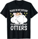 I'm Dreaming About Sleeping Shirt Naps PJ Pajama Sea Otter T-Shirt - T-Shirt | Black