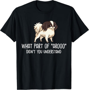 Japanese Chin Dog Puppies Owner Lover Men Women Kids T-Shirt - T-Shirt | Black