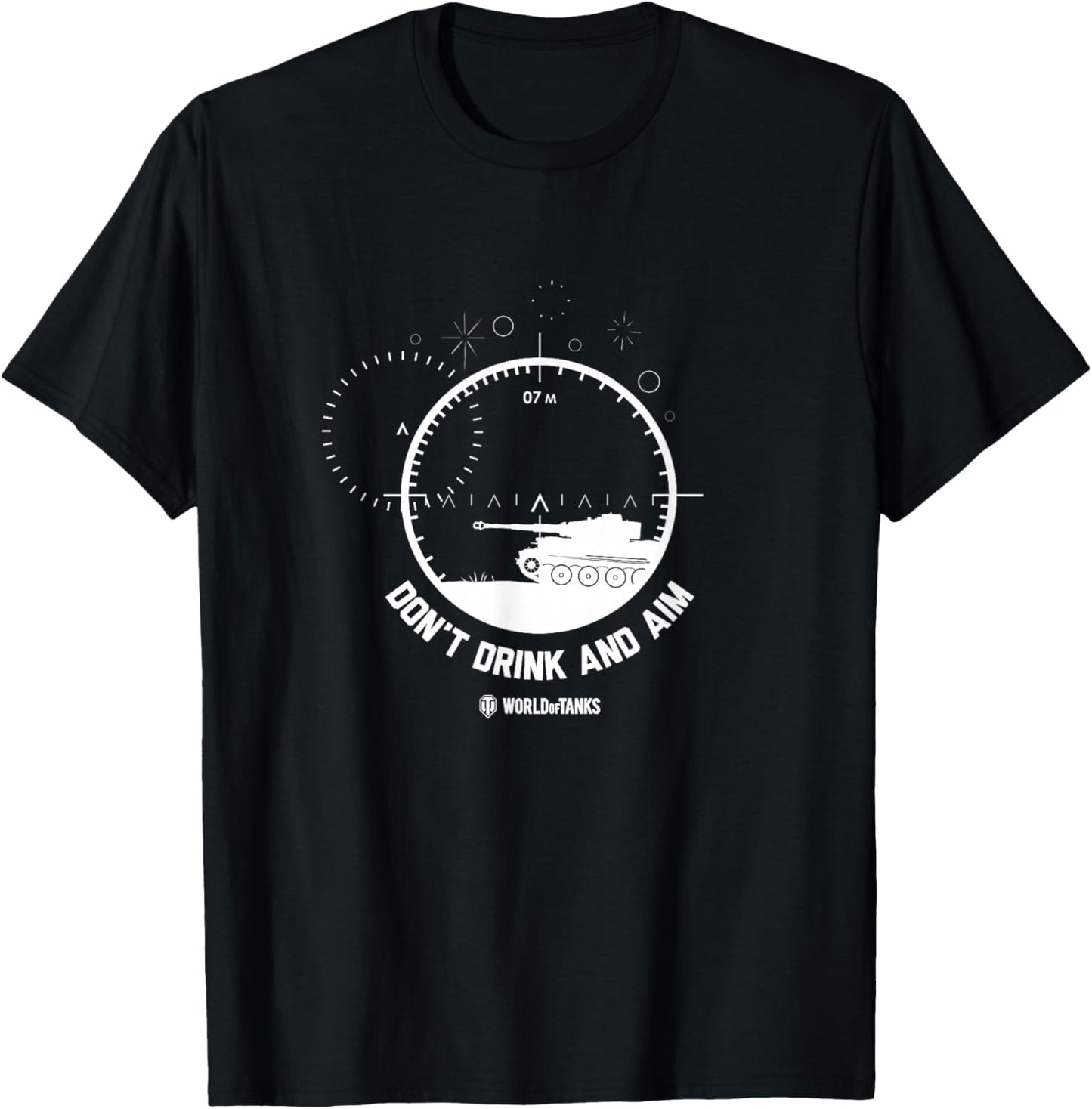 World of Tanks Don't Drink and Aim T-Shirt - T-Shirt | Black