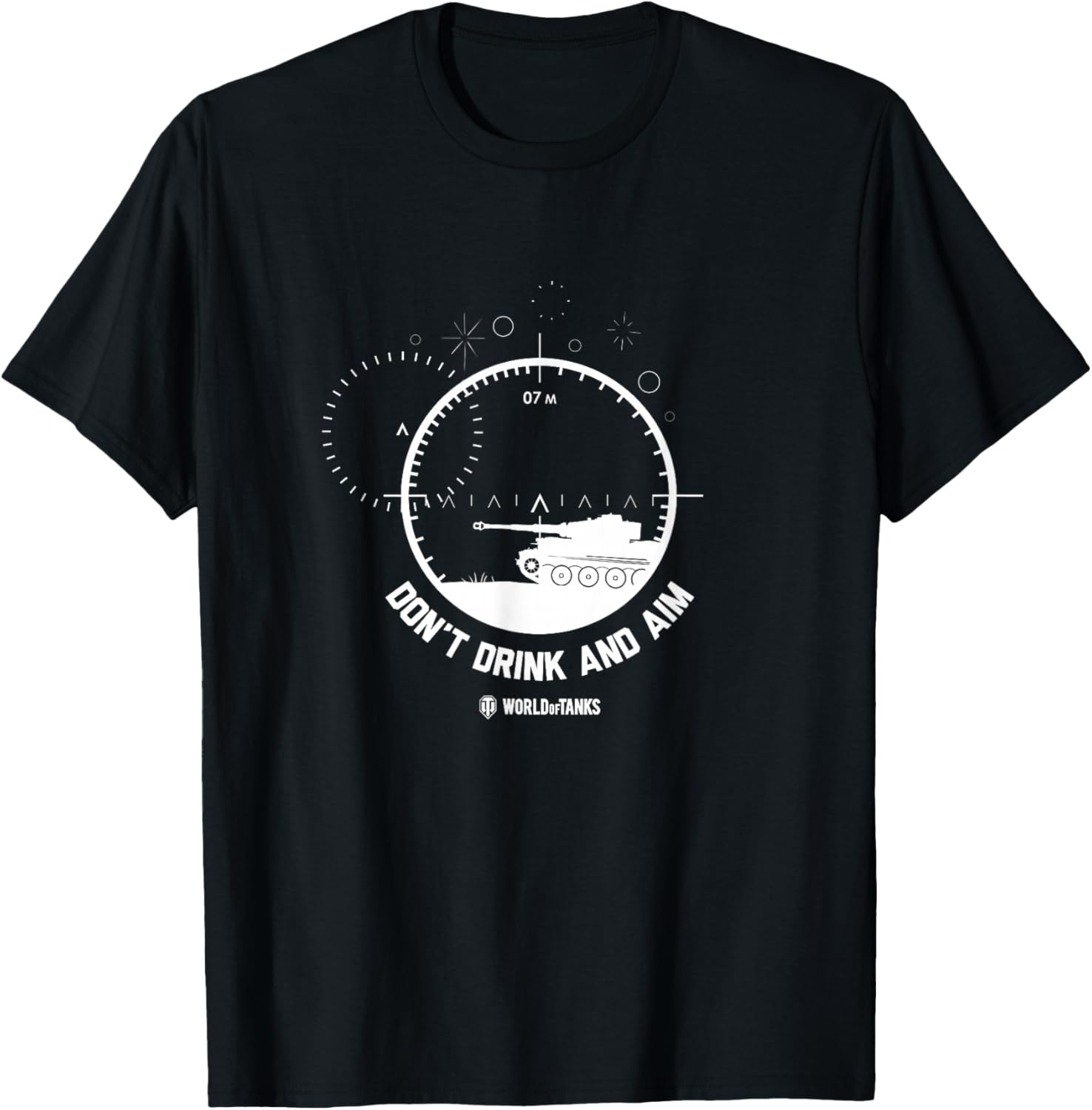 World of Tanks Don't Drink and Aim T-Shirt - T-Shirt | Black