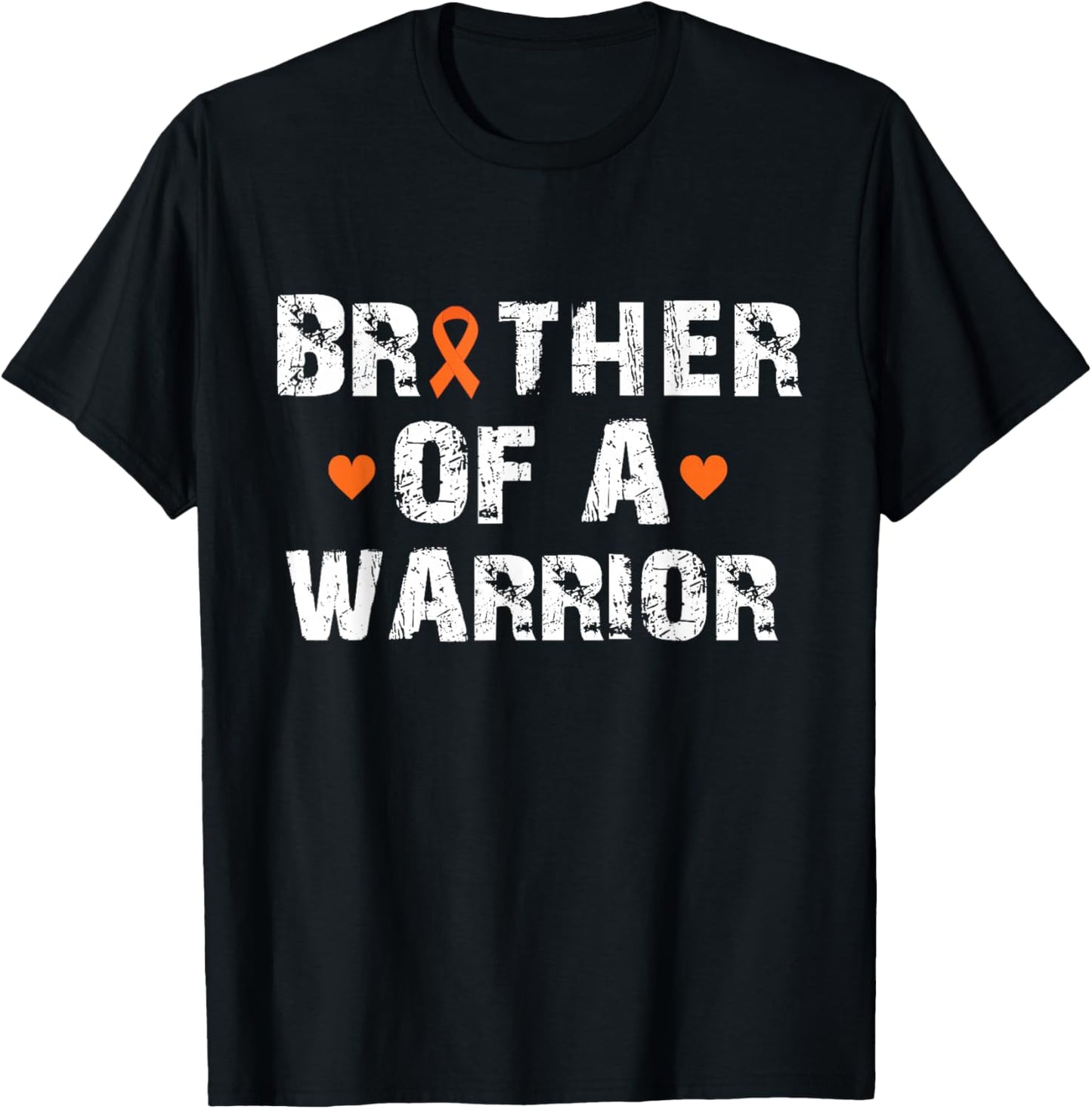 Brother Of A Warrior Multiple Sclerosis Awareness MS Warrior T-Shirt - T-Shirt | Black