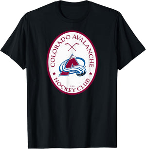 Colorado Avalanche Iconic Black Officially Licensed T-Shirt - T-Shirt | Black