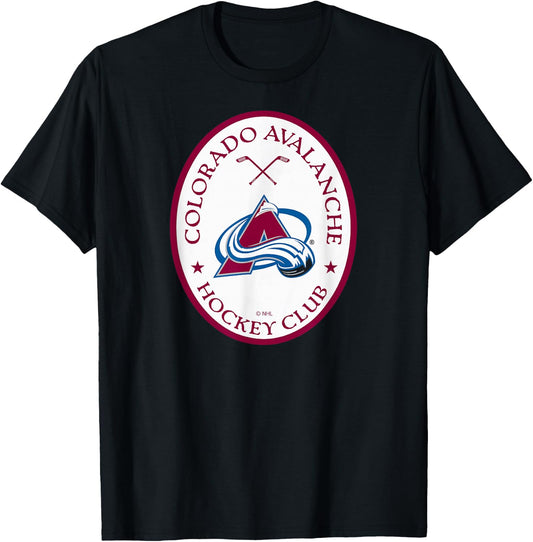 Colorado Avalanche Iconic Black Officially Licensed T-Shirt - T-Shirt | Black