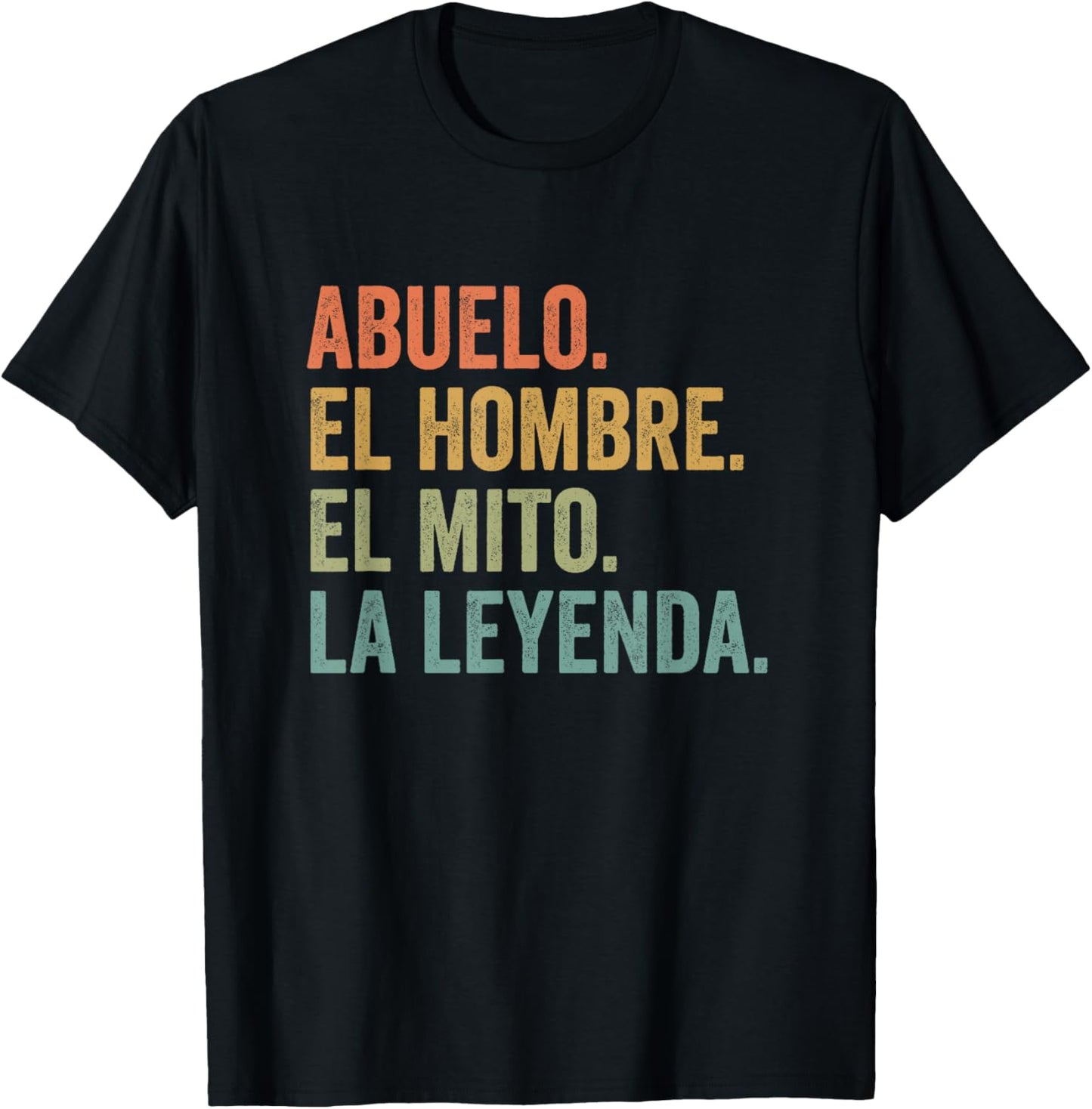 Abuelo Spanish Grandfather T-Shirt - T-Shirt | Black