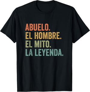 Abuelo Spanish Grandfather T-Shirt - T-Shirt | Black