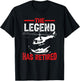 Retired Retirement Helicopter Pilot T-Shirt - T-Shirt | Black