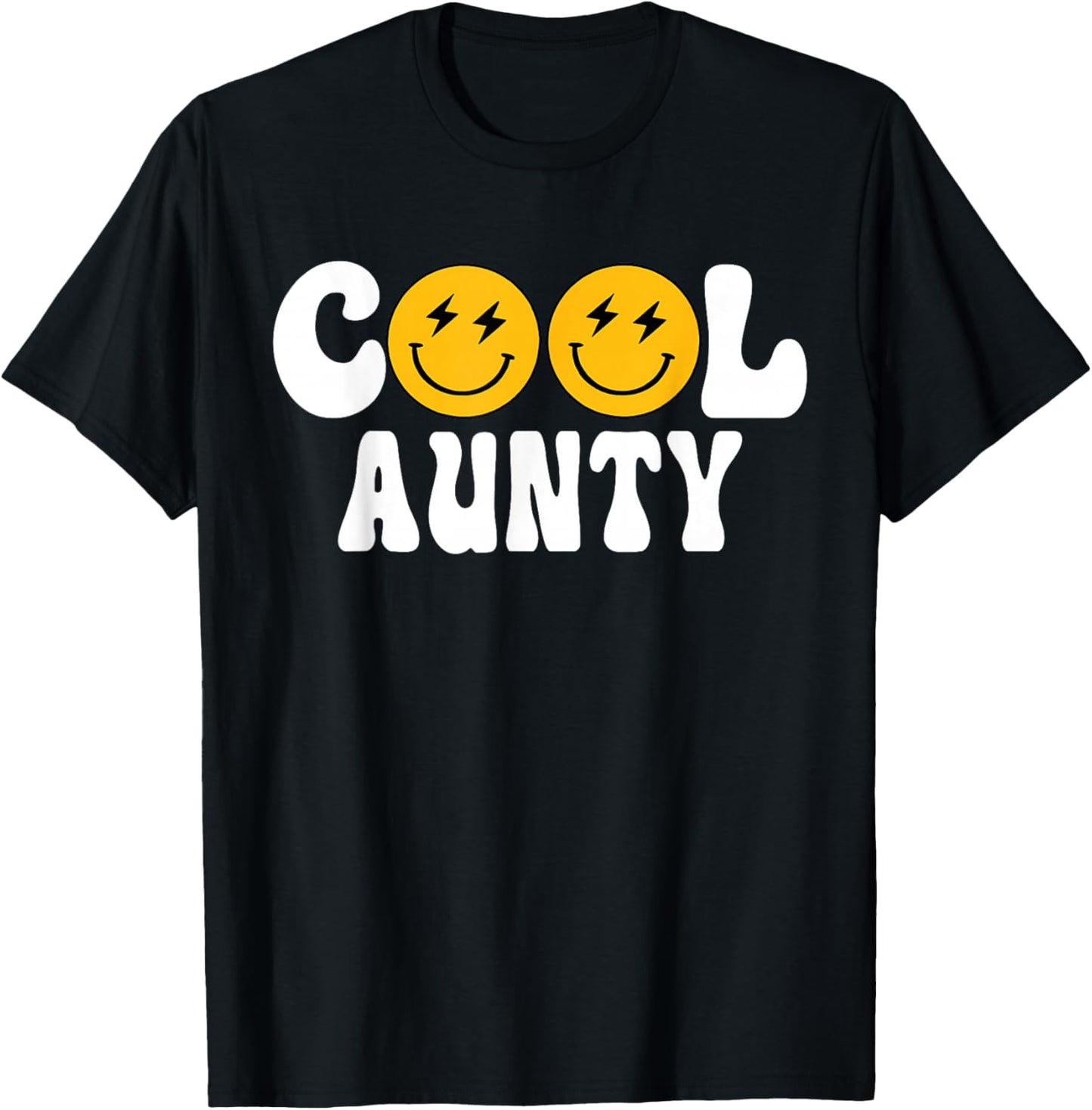 Aunty One Happy Dude Birthday Theme Family Matching T-Shirt - T-Shirt | Black