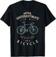Bike Cycling Never Underestimate an Old Guy On a Bicycle Dad T-Shirt - T-Shirt | Black