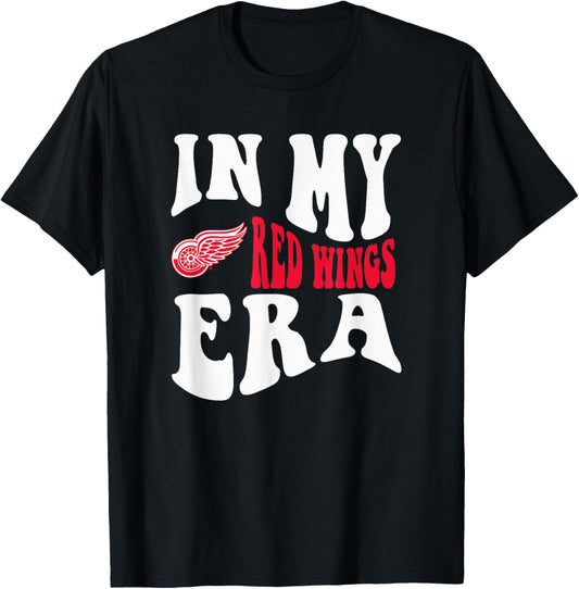 Detroit Red Wings Era Officially Licensed T-Shirt - T-Shirt | Black