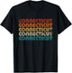Connecticut State Country Retro Vintage Women Youth T-Shirt - T-Shirt | Black
