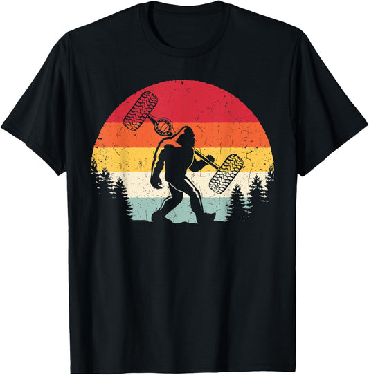 Bigfoot Off-Road 4x4 Car Funny Sasquatch Off Roading Vintage T-Shirt - T-Shirt | Black