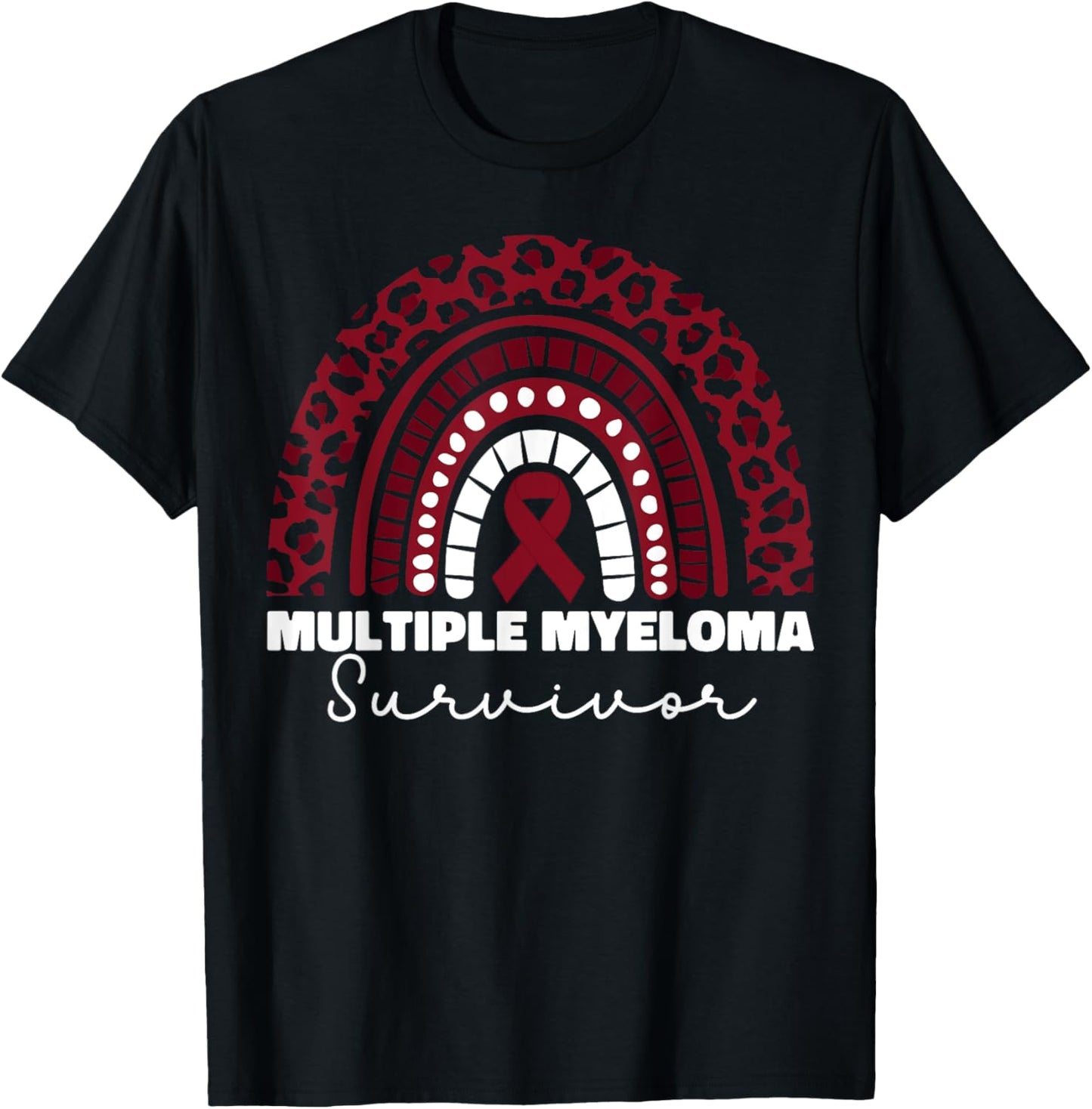 Multiple Myeloma Survivor Multiple Myeloma Cancer T-Shirt - T-Shirt | Black