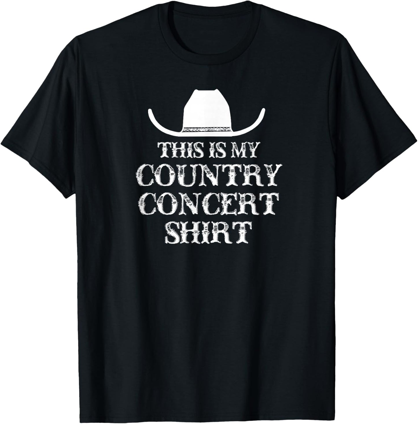 Country Concert T-Shirt - T-Shirt | Black