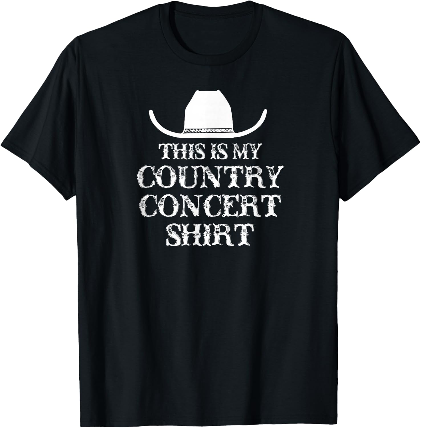 Country Concert T-Shirt - T-Shirt | Black