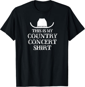 Country Concert T-Shirt - T-Shirt | Black