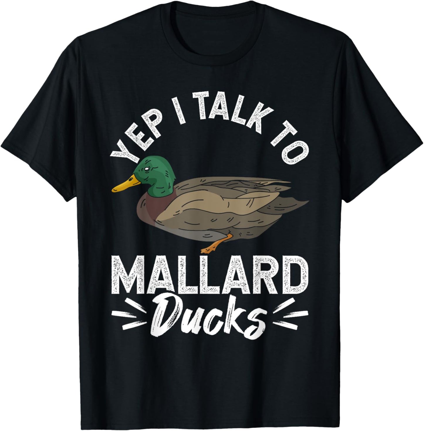 Duck Hunting - Flying Mallards Duck - Hunting T-Shirt - T-Shirt | Black