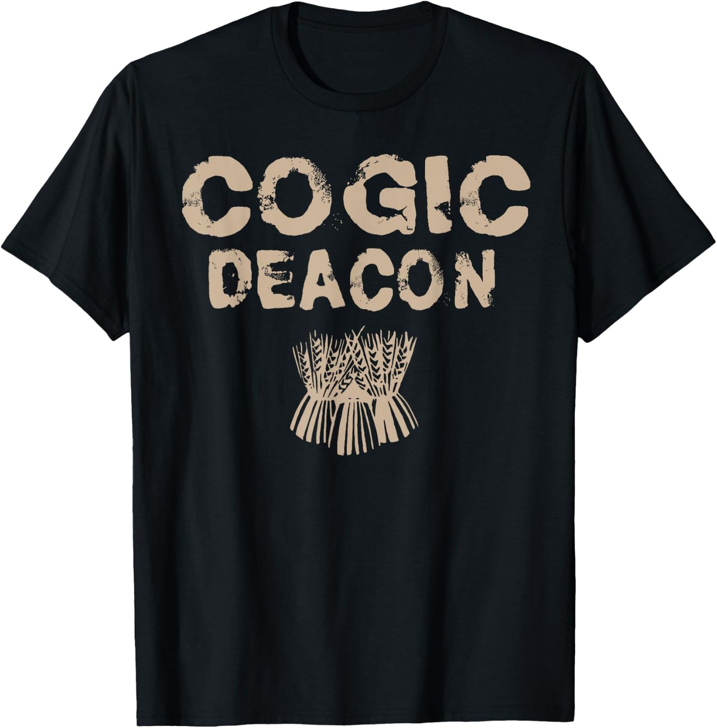 COGIC Denomination Church Deacon Christian Faith Witness T-Shirt - T-Shirt | Black
