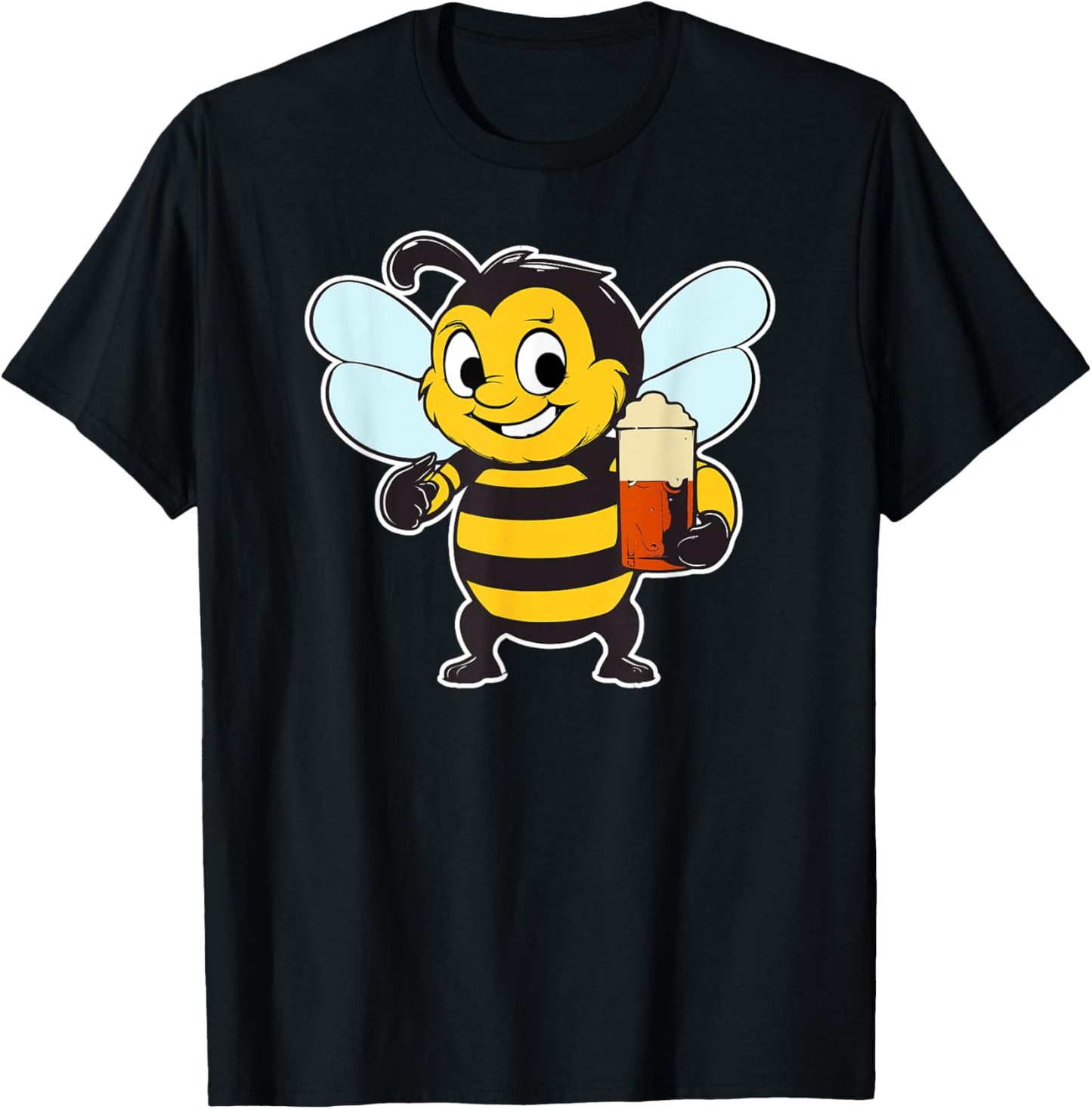 The Boozy Bee T-Shirt - T-Shirt | Black